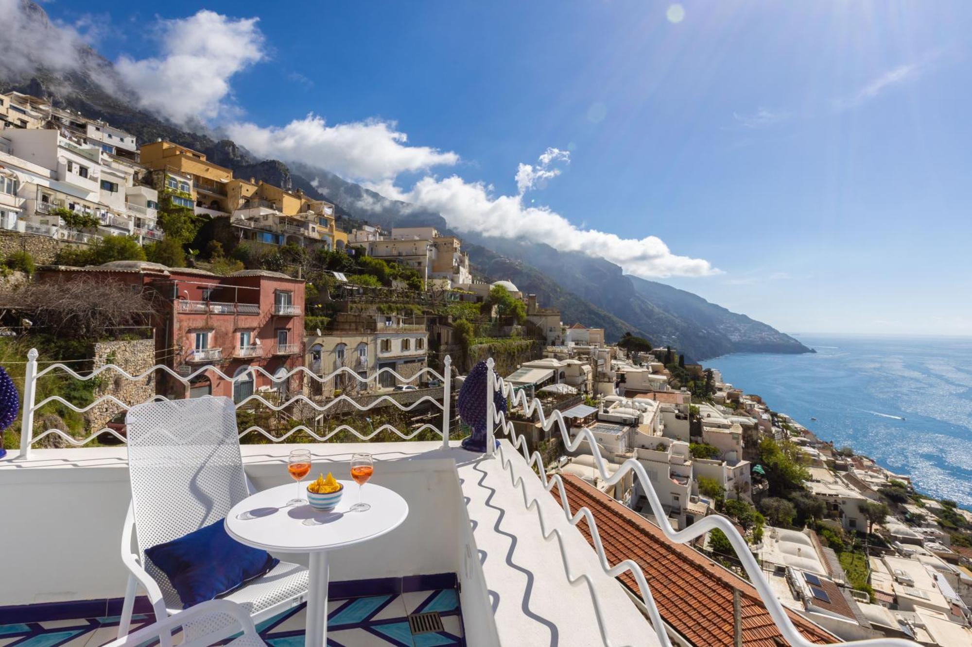 Apartmán Casa Aurora Positano Exteriér fotografie
